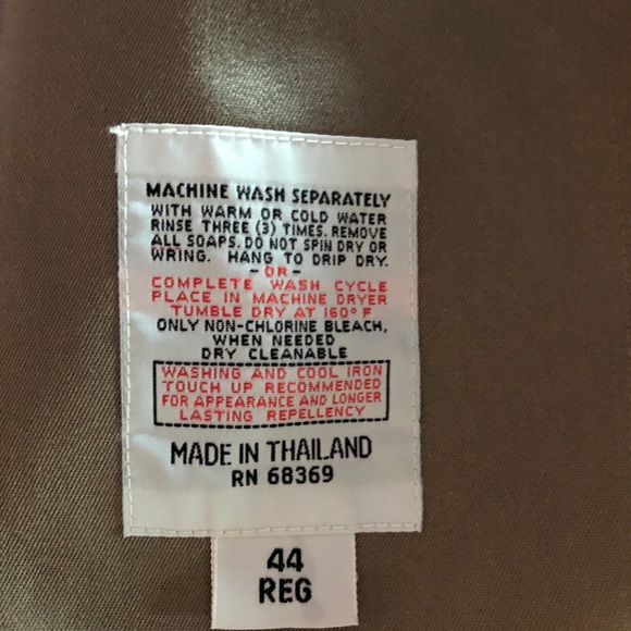 Men’s lined London Fog Rain Coat size 44 - Picture 4 of 4